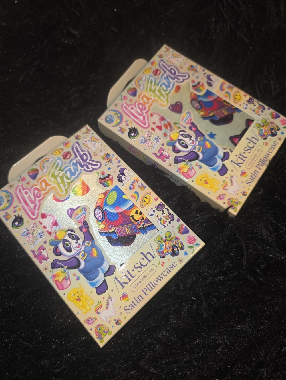 Lisa Frank x Kitsch Satin Standard Pillowcase Limited Edition 2 PCS